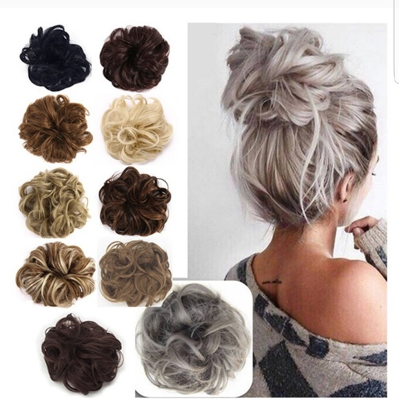 Ulta Beauty Accessories Messy Bun Hair Peice Scrunchy Med Brown Poshmark